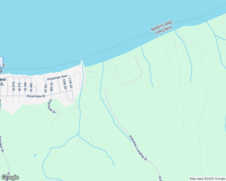 map of restaurants, bars, coffee shops, grocery stores, and more near 7103 Potomac Landing Drive in King George