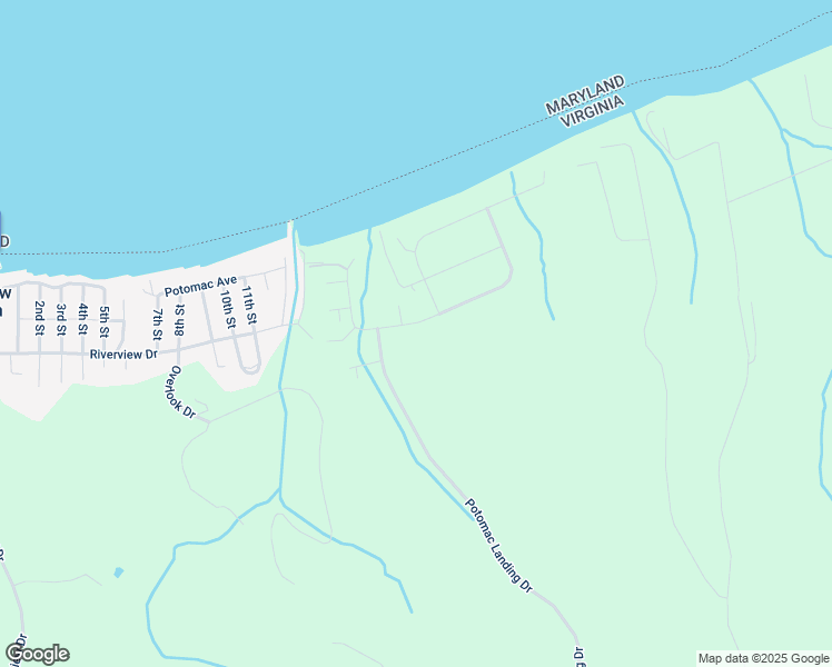 map of restaurants, bars, coffee shops, grocery stores, and more near 7091 Potomac Landing Drive in King George
