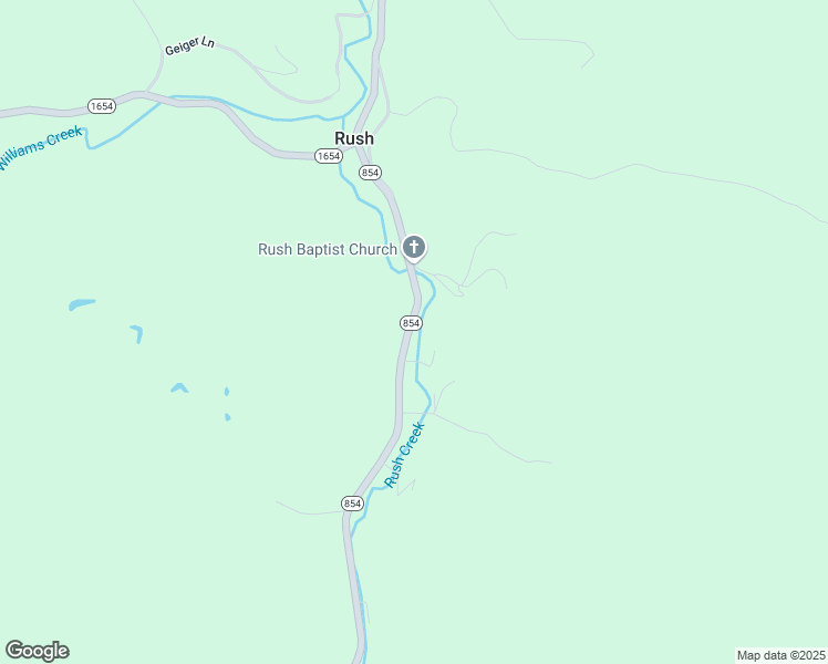 map of restaurants, bars, coffee shops, grocery stores, and more near 15804 Kentucky 854 in Rush