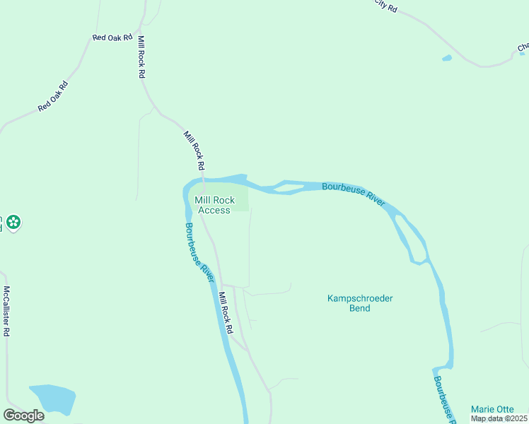 map of restaurants, bars, coffee shops, grocery stores, and more near Riverside Drive in Gerald