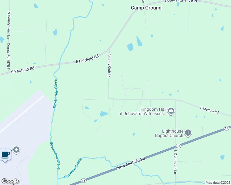 map of restaurants, bars, coffee shops, grocery stores, and more near 14001 County Road 1385 North in Mount Vernon