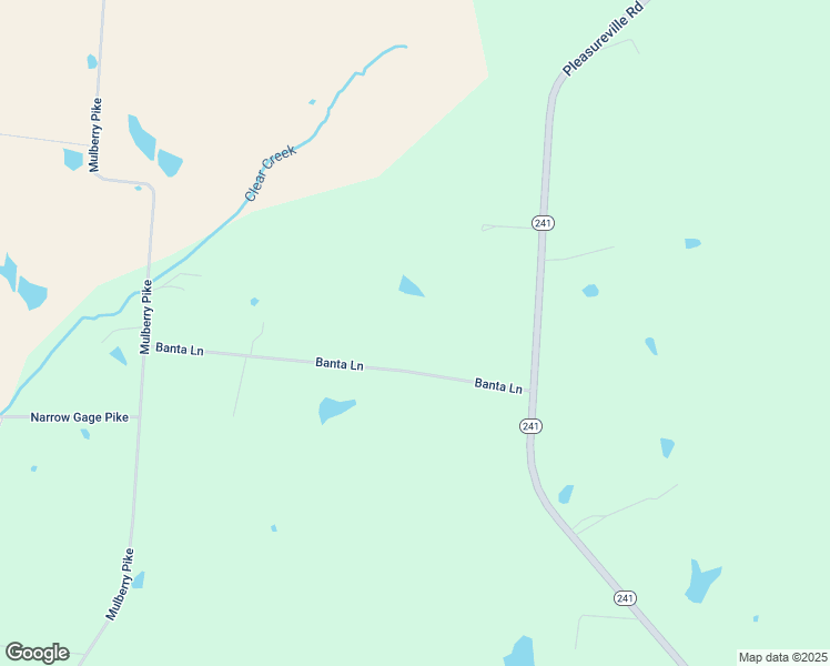 map of restaurants, bars, coffee shops, grocery stores, and more near 250 Banta Lane in Pleasureville