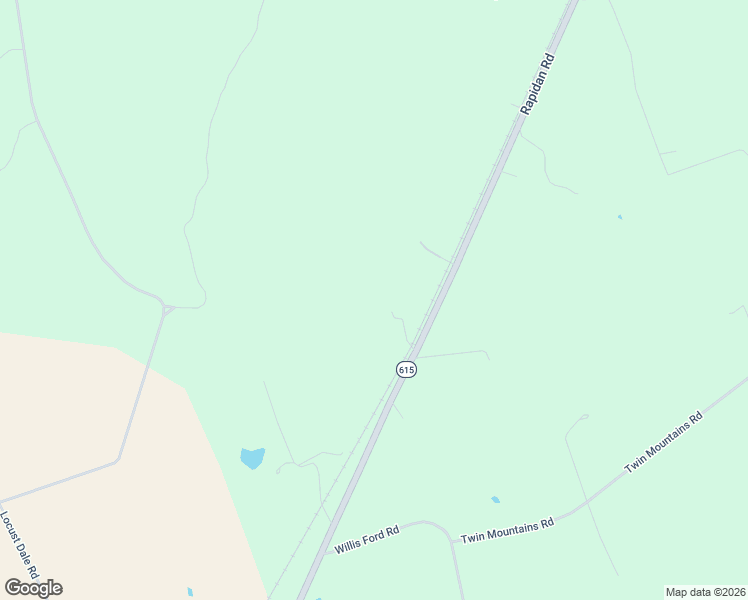 map of restaurants, bars, coffee shops, grocery stores, and more near 27182 Rapidan Road in Rapidan