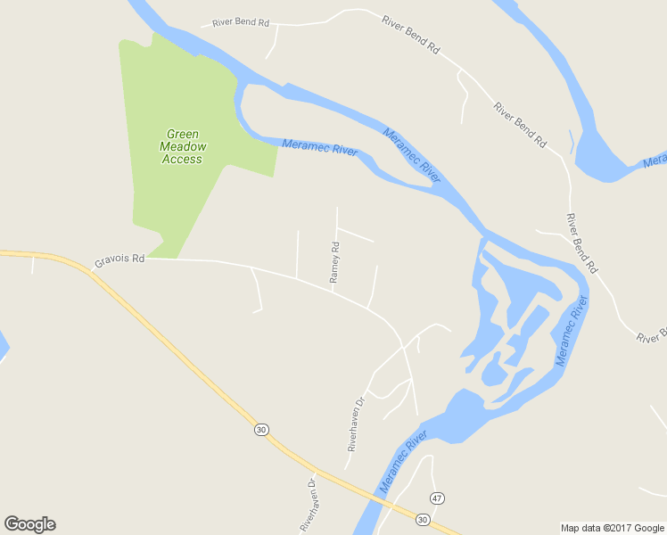 map of restaurants, bars, coffee shops, grocery stores, and more near 1460 Ramey Road in Saint Clair