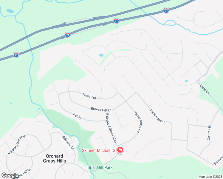 map of restaurants, bars, coffee shops, grocery stores, and more near 7506 Jones Trace in Crestwood