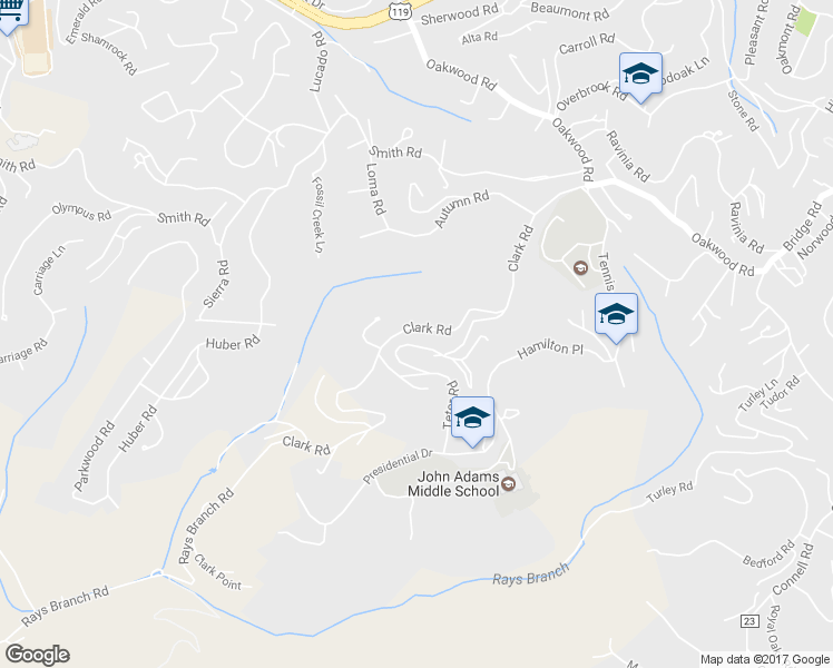 map of restaurants, bars, coffee shops, grocery stores, and more near 1576 Clark Road in Charleston