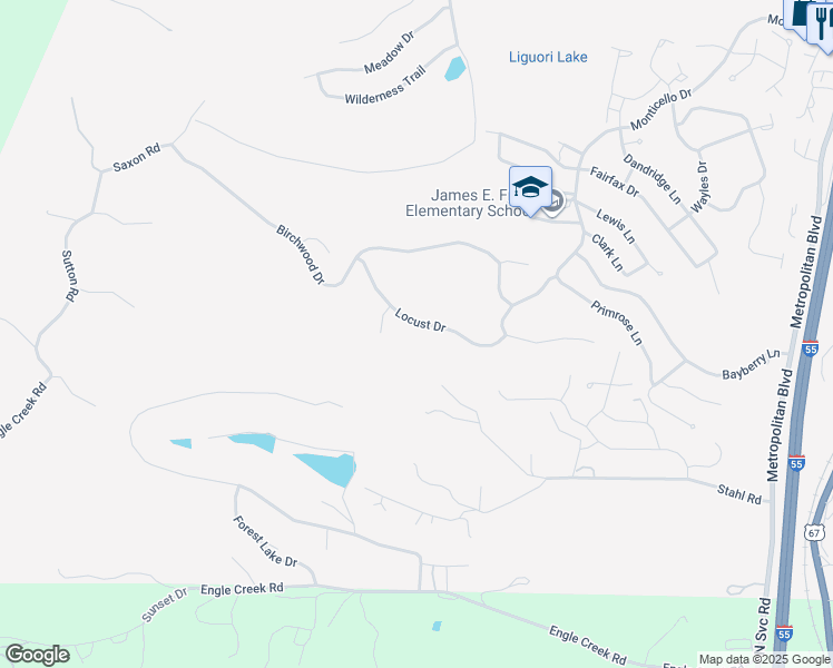 map of restaurants, bars, coffee shops, grocery stores, and more near 20 Cherrywood Ct in Barnhart