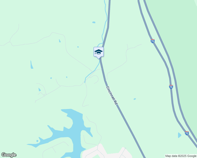map of restaurants, bars, coffee shops, grocery stores, and more near 3600 Cincinnati Road in Georgetown