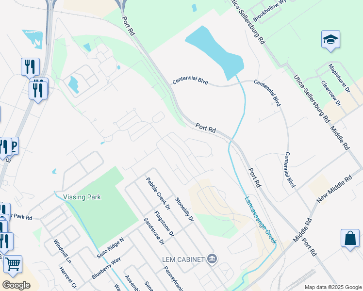 map of restaurants, bars, coffee shops, grocery stores, and more near in Clark County