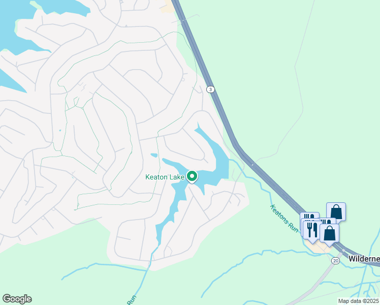 map of restaurants, bars, coffee shops, grocery stores, and more near 125 Cumberland Circle in Locust Grove