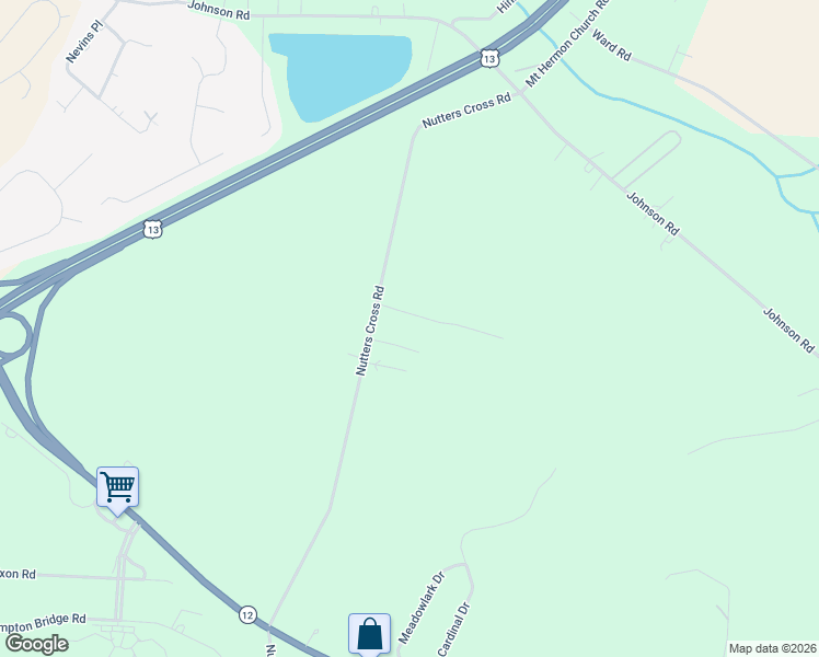 map of restaurants, bars, coffee shops, grocery stores, and more near 5109 Nutters Cross Road in Salisbury