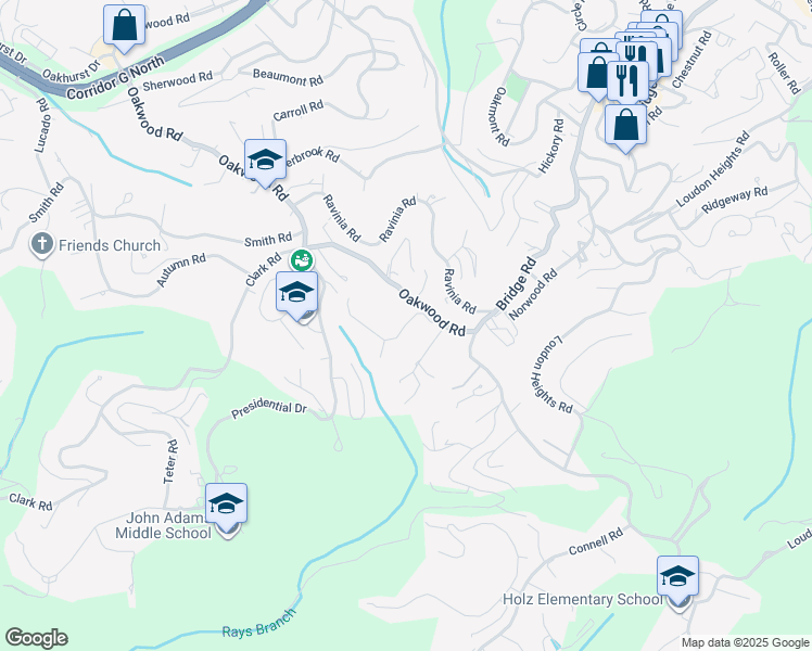 map of restaurants, bars, coffee shops, grocery stores, and more near 101-203 Georgetown Place in Charleston