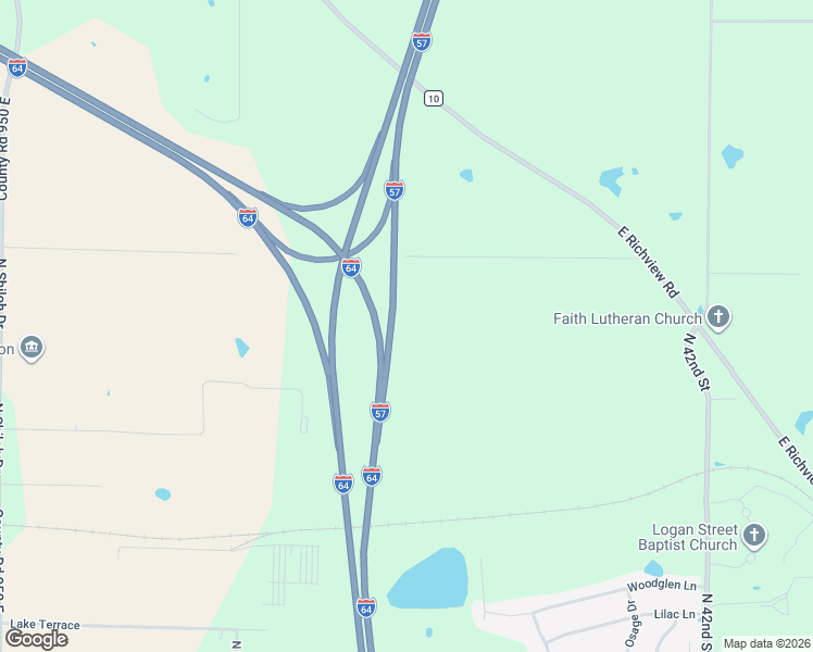 map of restaurants, bars, coffee shops, grocery stores, and more near 10331 East Savanna Road in Mount Vernon