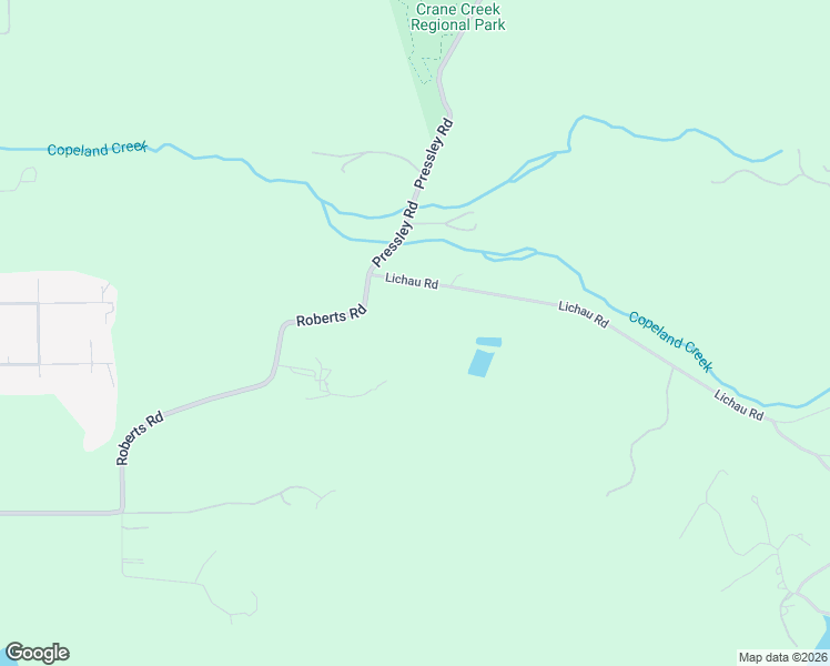 map of restaurants, bars, coffee shops, grocery stores, and more near 3300-3454 Lichau Road in Penngrove