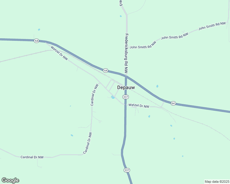 map of restaurants, bars, coffee shops, grocery stores, and more near 8930 Market Street Northwest in Depauw