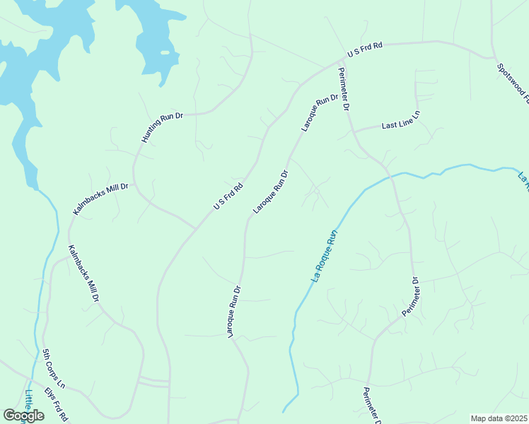 map of restaurants, bars, coffee shops, grocery stores, and more near 8707 Laroque Run Drive in Fredericksburg
