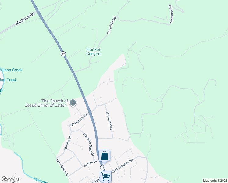 map of restaurants, bars, coffee shops, grocery stores, and more near 454 Moon Mountain Road in Sonoma
