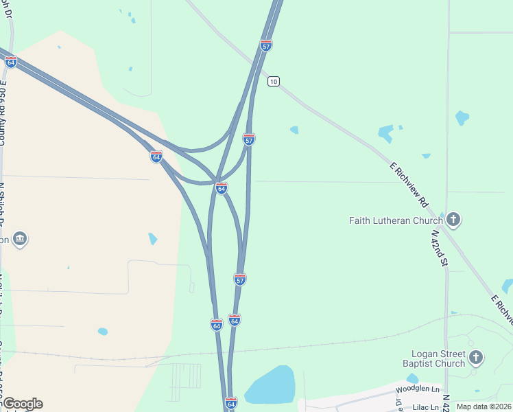 map of restaurants, bars, coffee shops, grocery stores, and more near 10331 East Savanna Road in Mount Vernon