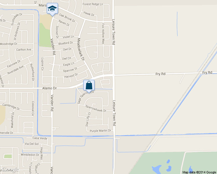 map of restaurants, bars, coffee shops, grocery stores, and more near 1085 Countrywood Lane in Vacaville