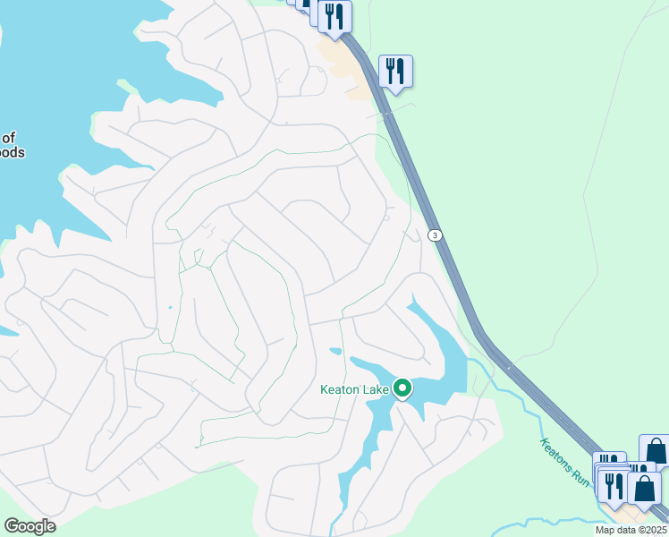 map of restaurants, bars, coffee shops, grocery stores, and more near 114 Tall Pines Avenue in Locust Grove