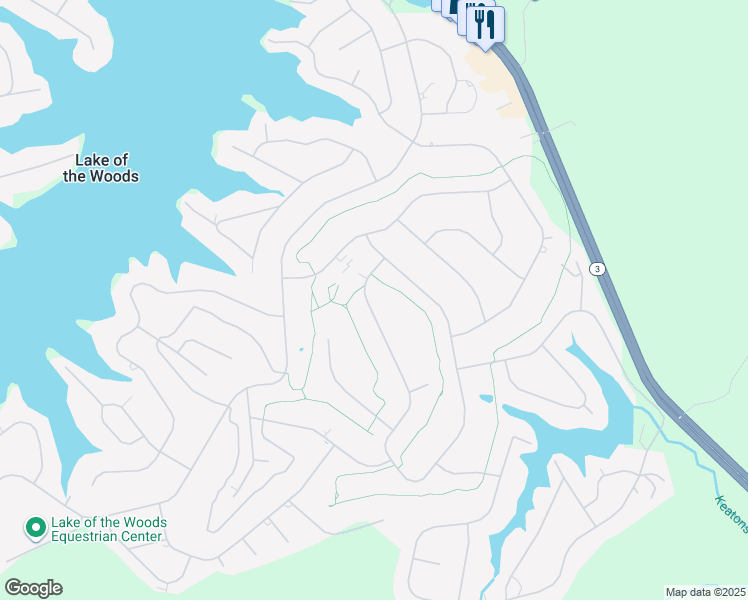 map of restaurants, bars, coffee shops, grocery stores, and more near 111 Green Street in Locust Grove