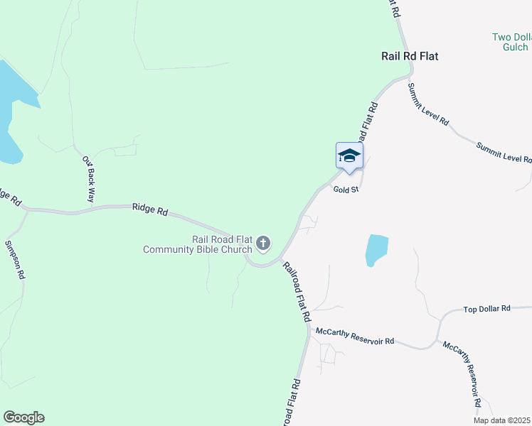 map of restaurants, bars, coffee shops, grocery stores, and more near 125 Railroad Flat Road in Mokelumne Hill