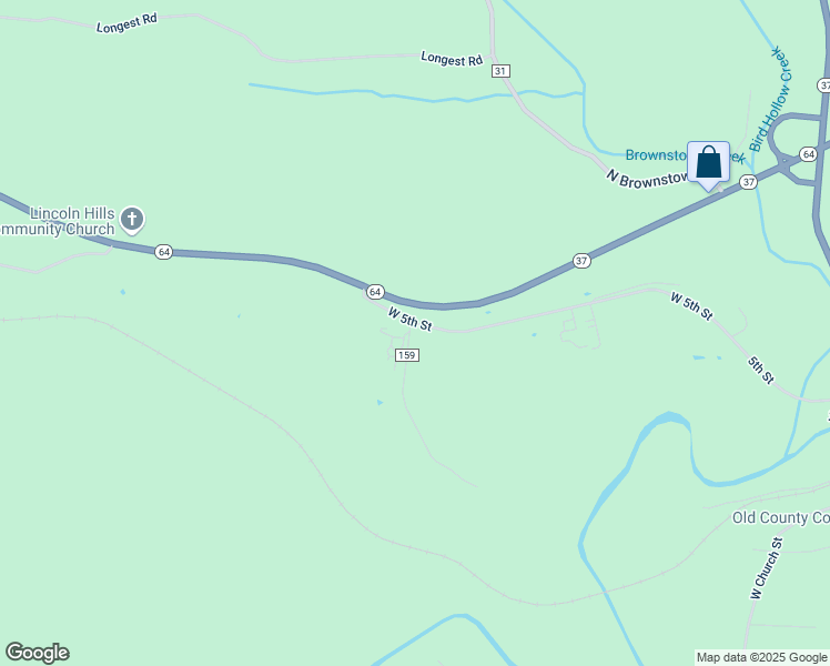 map of restaurants, bars, coffee shops, grocery stores, and more near 56 South Pleasant Hill Road in English