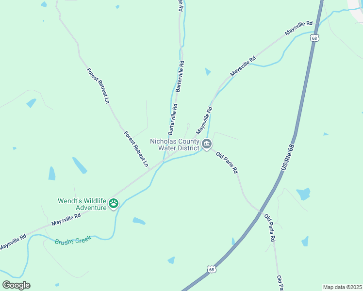 map of restaurants, bars, coffee shops, grocery stores, and more near 4179 Maysville Road in Carlisle
