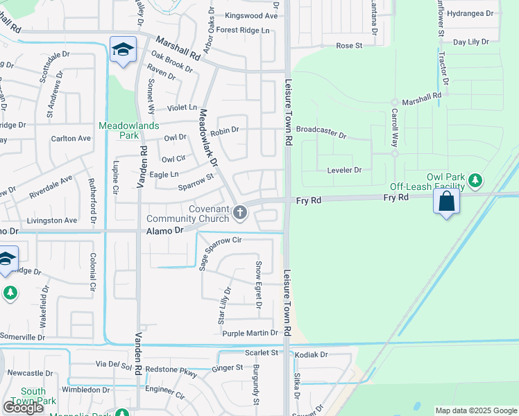 map of restaurants, bars, coffee shops, grocery stores, and more near 1001 Countrywood Lane in Vacaville