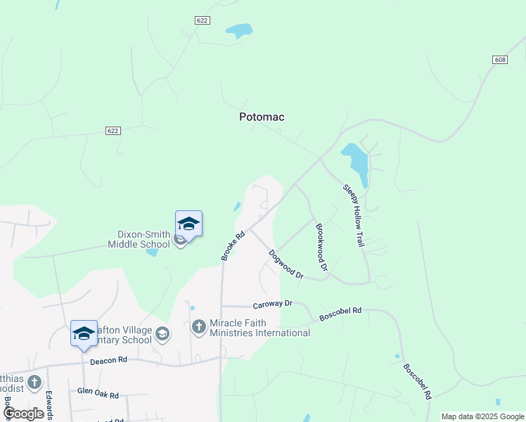 map of restaurants, bars, coffee shops, grocery stores, and more near 535 Brooke Road in Fredericksburg