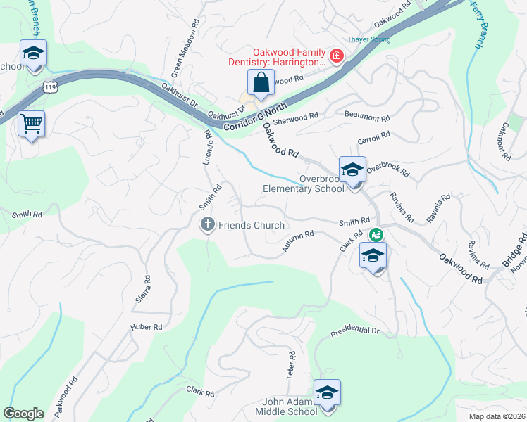 map of restaurants, bars, coffee shops, grocery stores, and more near 1568 Smith Road in Charleston