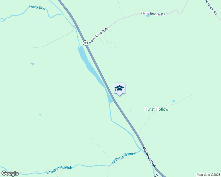 map of restaurants, bars, coffee shops, grocery stores, and more near 12697 Morehead Road in Wallingford