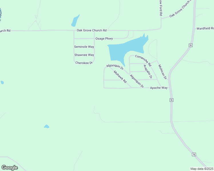 map of restaurants, bars, coffee shops, grocery stores, and more near 6010 Algonquin Drive in Robertsville