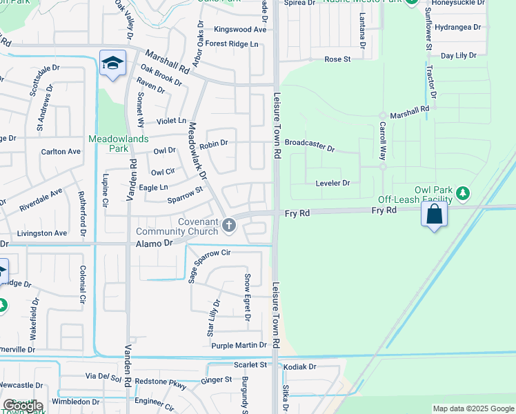 map of restaurants, bars, coffee shops, grocery stores, and more near 771 Chateau Circle in Vacaville