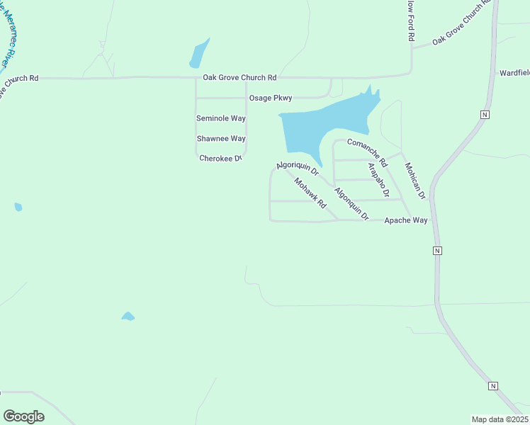 map of restaurants, bars, coffee shops, grocery stores, and more near 6010 Algonquin Drive in Robertsville
