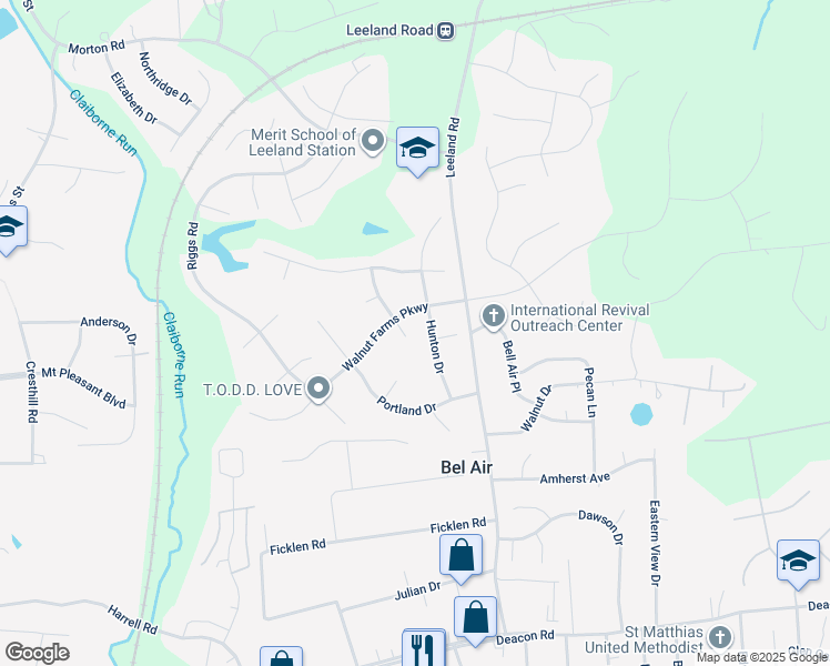 map of restaurants, bars, coffee shops, grocery stores, and more near 11 Colechester Court in Fredericksburg