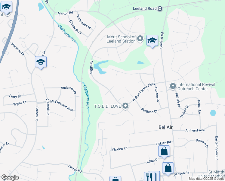 map of restaurants, bars, coffee shops, grocery stores, and more near 4 Morrison Court in Fredericksburg