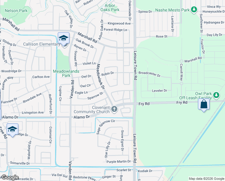 map of restaurants, bars, coffee shops, grocery stores, and more near 615 Chateau Way in Vacaville