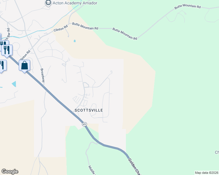 map of restaurants, bars, coffee shops, grocery stores, and more near 167 Emerald Lane in Jackson