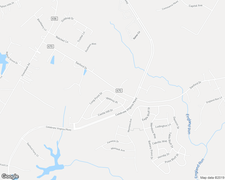 map of restaurants, bars, coffee shops, grocery stores, and more near 243 Long Point Drive in Fredericksburg