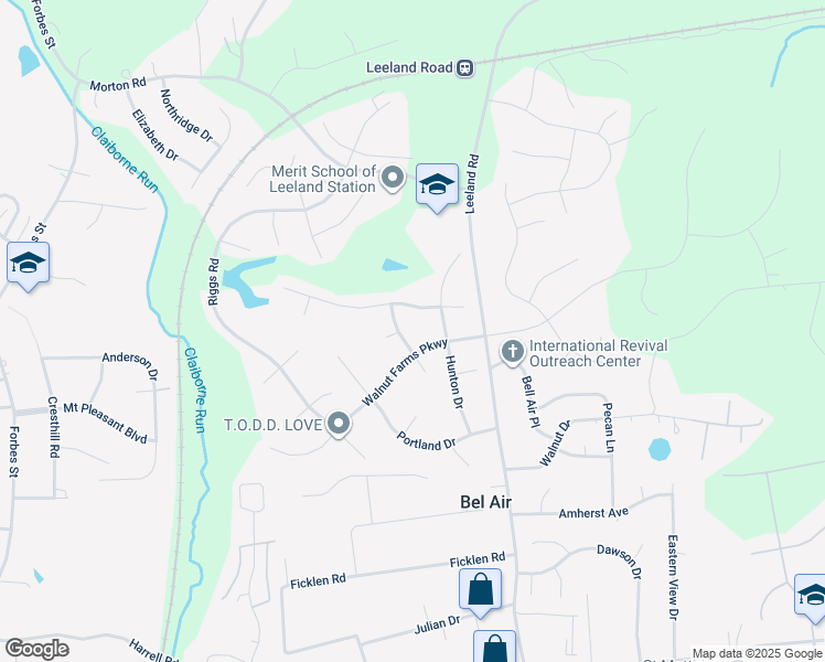 map of restaurants, bars, coffee shops, grocery stores, and more near 4 Brownfield Drive in Fredericksburg