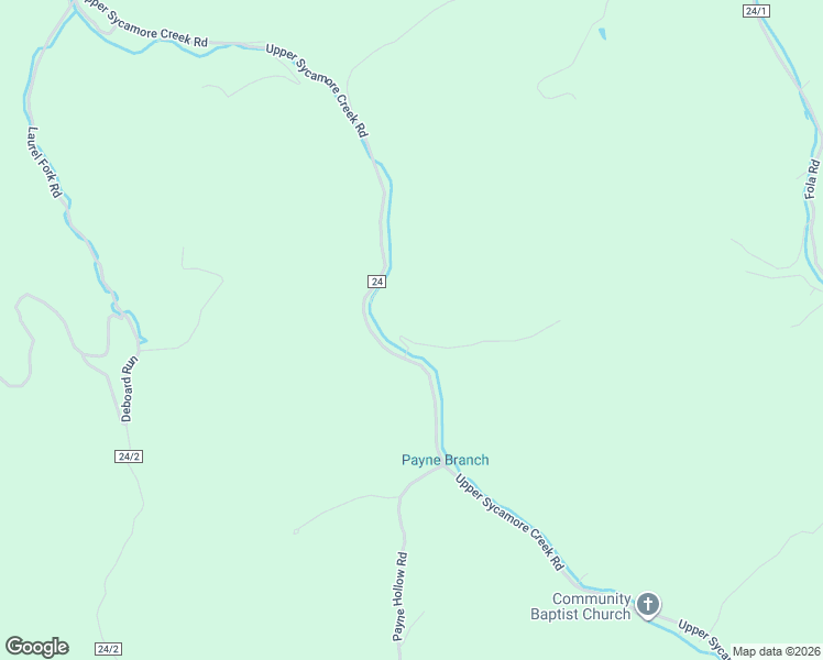 map of restaurants, bars, coffee shops, grocery stores, and more near Upper Sycamore Creek Road in Bickmore