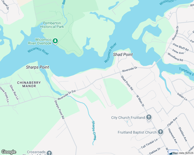 map of restaurants, bars, coffee shops, grocery stores, and more near 28213 Riverside Drive Extension in Salisbury