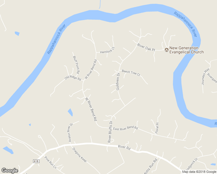 map of restaurants, bars, coffee shops, grocery stores, and more near 106 Goldvein Drive in Fredericksburg