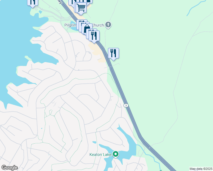 map of restaurants, bars, coffee shops, grocery stores, and more near 609 Mt Pleasant Dr in Locust Grove