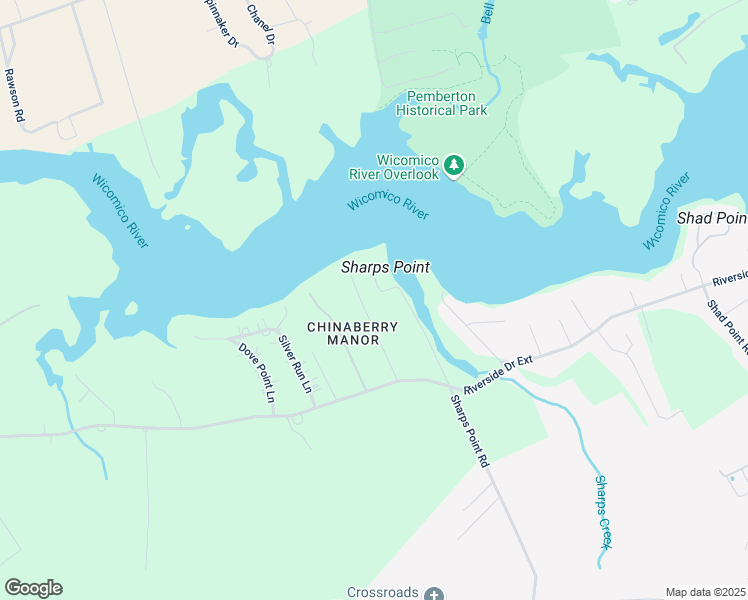 map of restaurants, bars, coffee shops, grocery stores, and more near 5308 Sharps Point Road in Salisbury