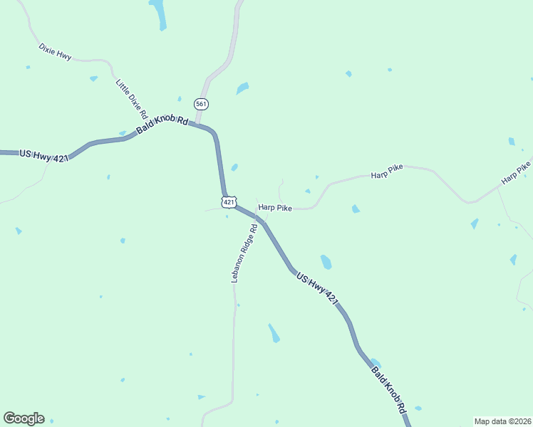 map of restaurants, bars, coffee shops, grocery stores, and more near 13000 Bald Knob Road in Frankfort