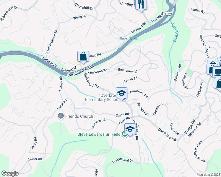 map of restaurants, bars, coffee shops, grocery stores, and more near 868 Alta Road in Charleston