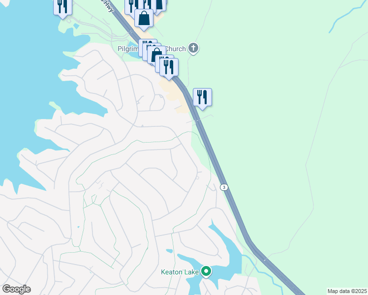 map of restaurants, bars, coffee shops, grocery stores, and more near 609 Mt Pleasant Dr in Locust Grove