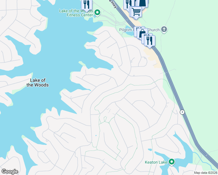 map of restaurants, bars, coffee shops, grocery stores, and more near 4239 Lakeview Parkway in Locust Grove